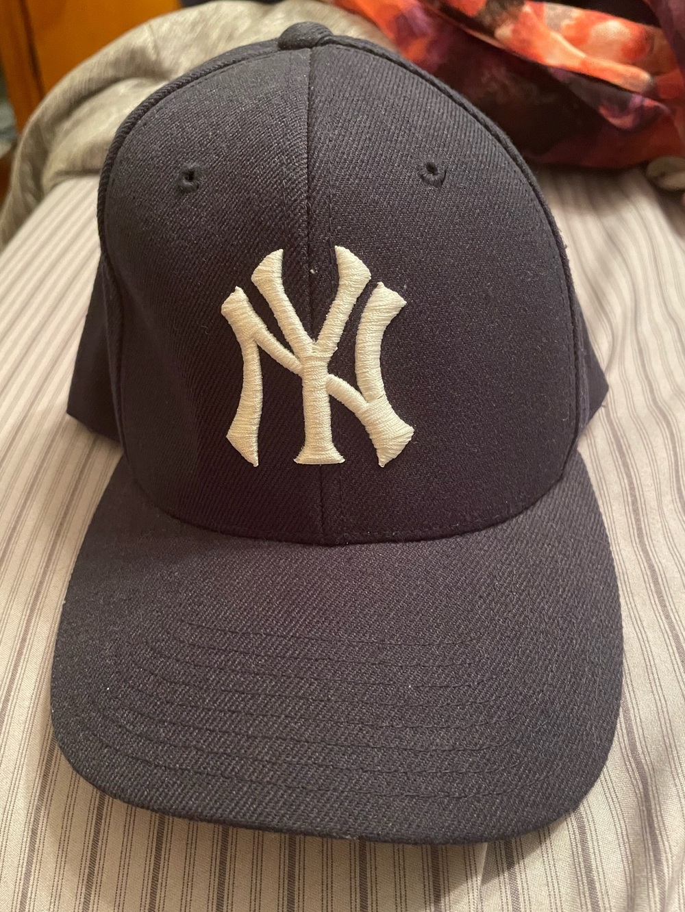 MLB New York Yankees Navy and White Fitted Hat